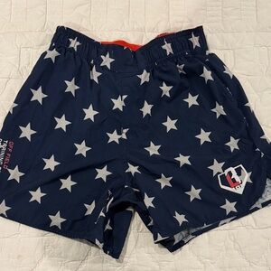 Baseball 101 Navy Star Kids Shorts